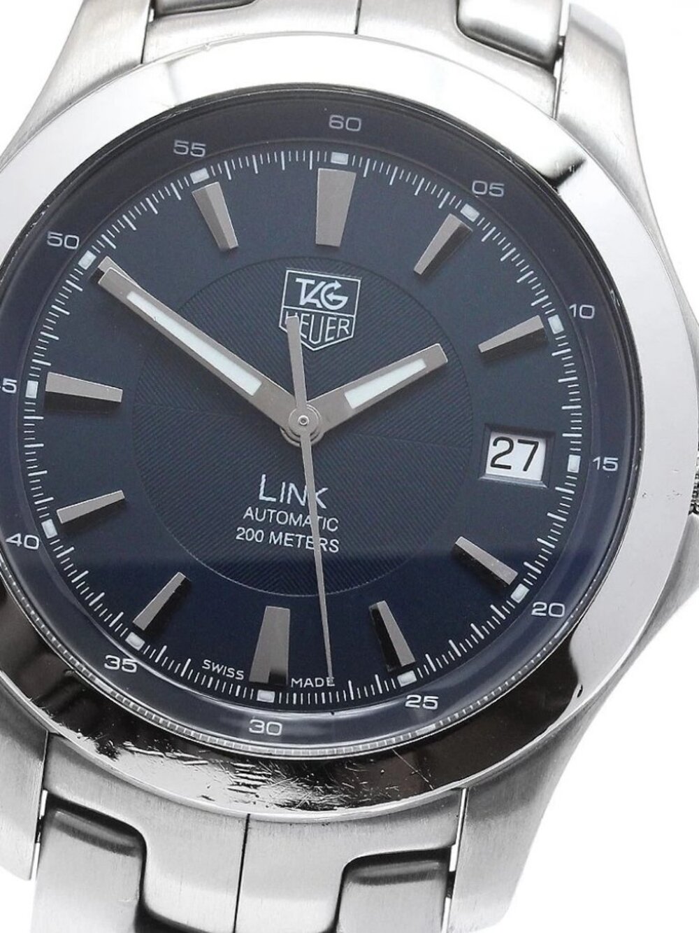 TAG HEUER Link WJF2112.BA0570 Date Navy Dial Automatic Men's Watch_960006